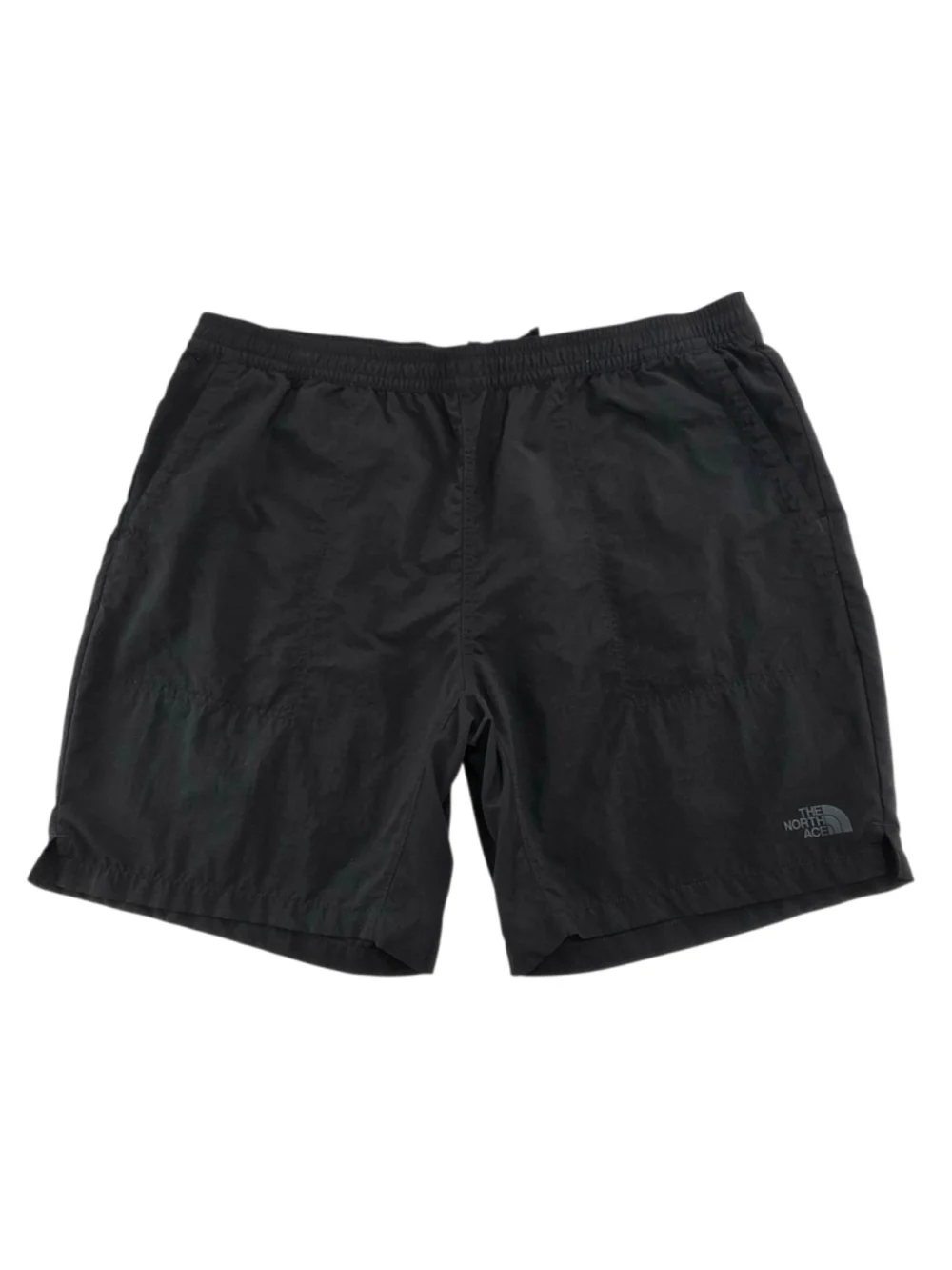 The North Face Mens XL Pull On Adventure Shorts Black Nylon FlashDry NF0A3T2U